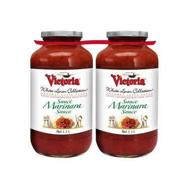 Image of Victoria White Linen Collection Marinara Sauce 2-Pack - 2 x 1100 Grams